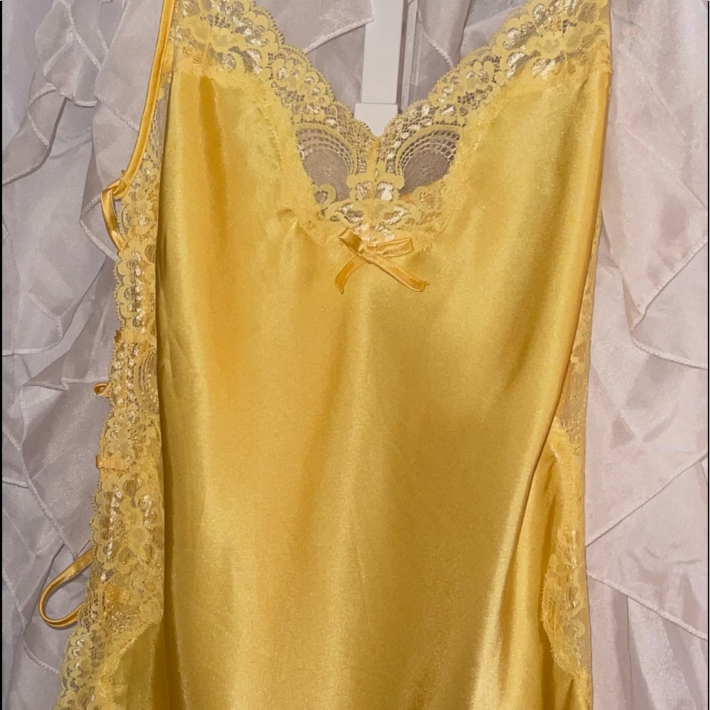 Vintage Yellow Slip
